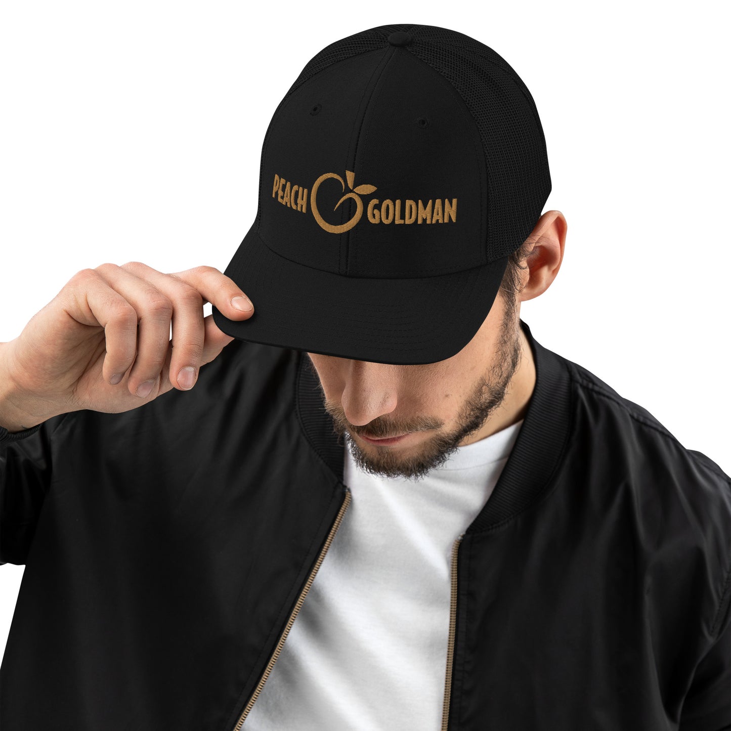 Peach Goldman Richardson Trucker Cap